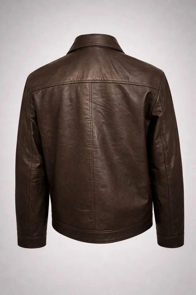 Inferno Brown Leather Jacket My Store
