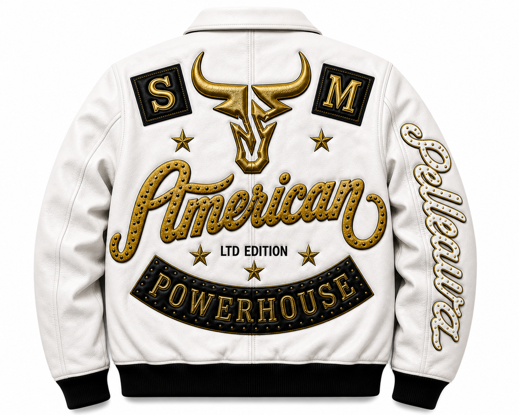 Pelleaura SM Collectors Series Premium Leather Jacket – White Pelleaura | Premium Quality Leather Stuff Brand USA