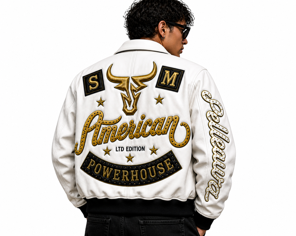 Pelleaura SM Collectors Series Premium Leather Jacket – White Pelleaura | Premium Quality Leather Stuff Brand USA
