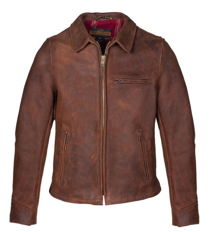 Pelleaura - Heavyweight  Nubuck Leather Delivery Jacket Pelleaura | Premium Quality Leather Stuff Brand USA