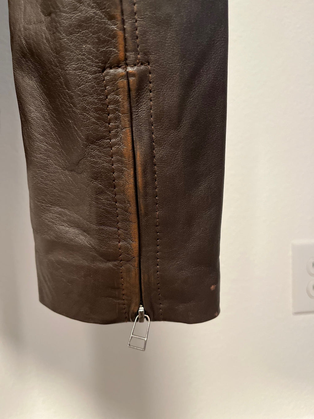Driggs Leather  Mens Jacket Brown + free Crocodile card wallet My Store