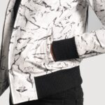 Donna Blake White Leather Bomber Jacket - Pelleaura | Premium Quality Leather Stuff Brand USA