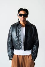 Men’s Oversized Leather Bomber Jacket – Vintage 90s Style Genuine Leather - Pelleaura | Premium Quality Leather Stuff Brand USA