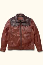 Pelleaura Distressed Brown & Chestnut Leather Jacket - Pelleaura | Premium Quality Leather Stuff Brand USA