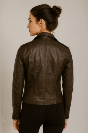 Pelleaura Flashback Maroon Leather Biker Jacket - Pelleaura | Premium Quality Leather Stuff Brand USA