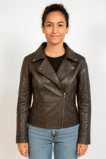 Pelleaura Flashback Maroon Leather Biker Jacket - Pelleaura | Premium Quality Leather Stuff Brand USA